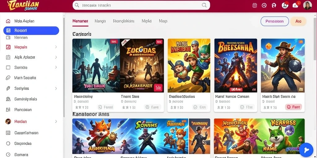 Tampilan antarmuka aplikasi yang menarik dan modern.