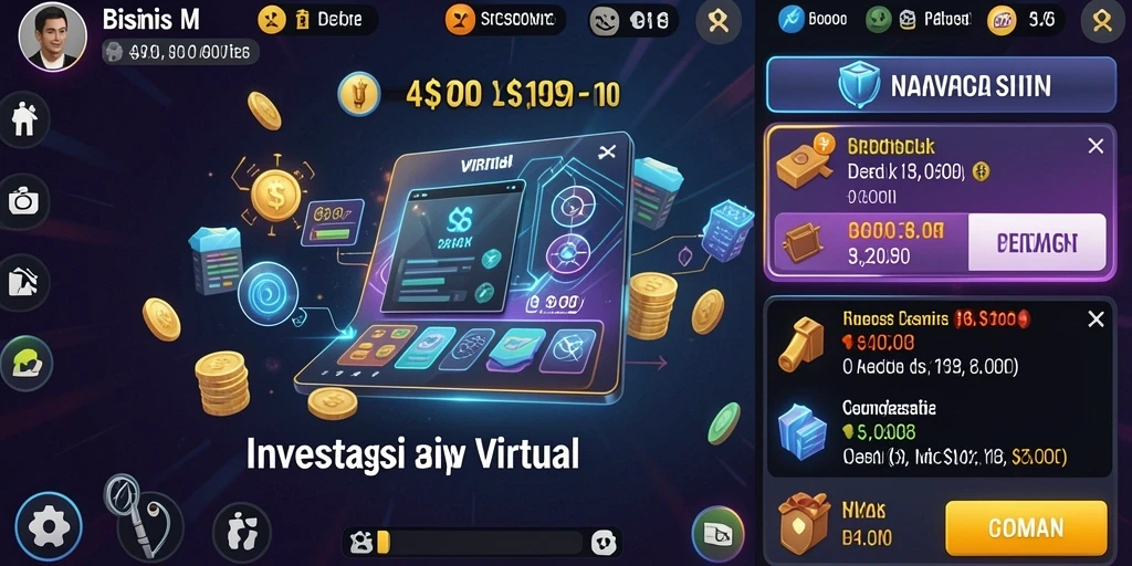 Tampilan layar utama dengan berbagai pilihan slot yang menarik.