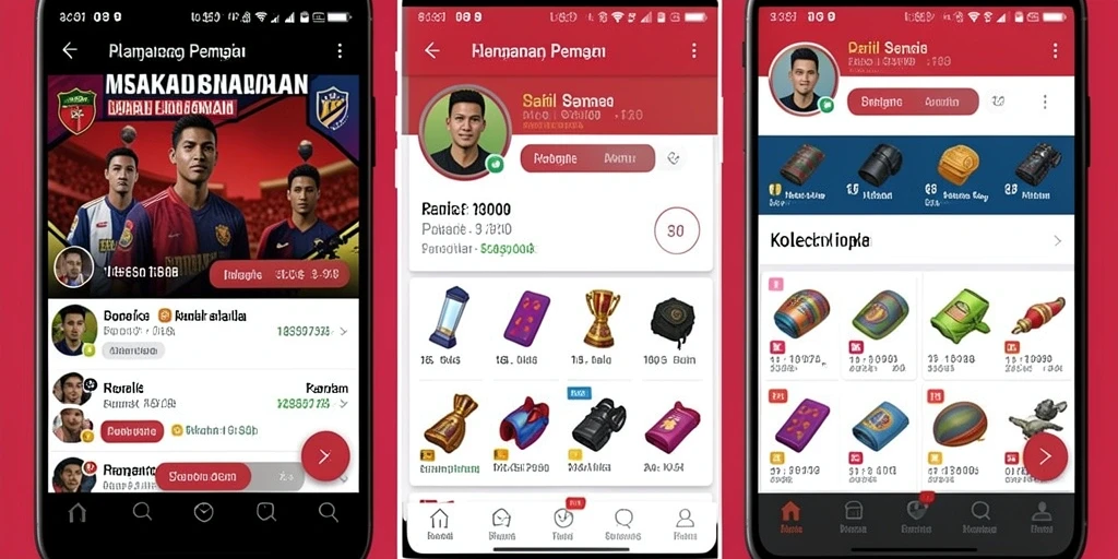 Screenshot tampilan antarmuka utama GOLTOGEL.