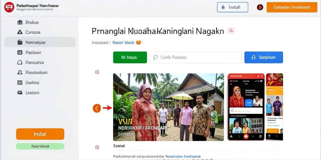 Tampilan antarmuka aplikasi yang menarik dan mudah digunakan.