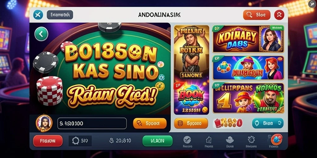 Tampilan permainan slot yang menawan dan menarik.