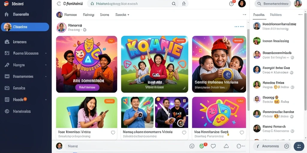 Tampilan antarmuka yang bersih dan menarik.